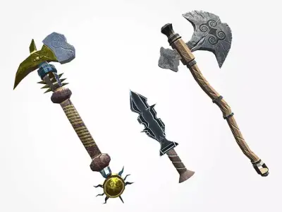 RPG Weapons Pack 3D model