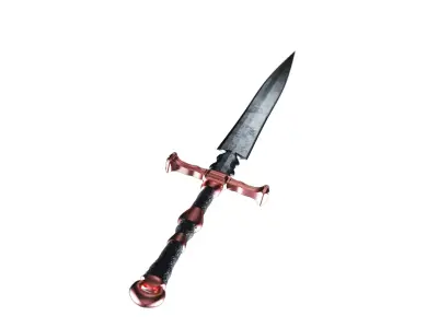 Sci-fi or Medieval Rival Sword Low-poly 3D model