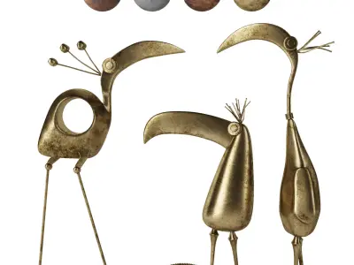 Decorative Birds VOL- 3 3D model