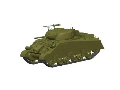 M4 Sherman Tank 3D model
