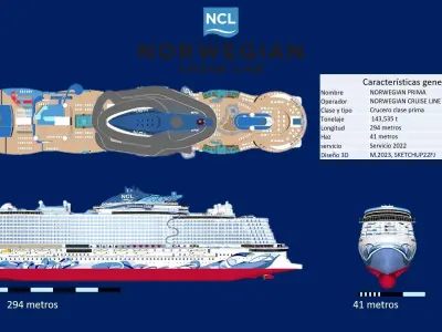 NORWEGIAN PRIMA 3D model
