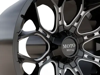 MOTO METAL SNIPER WHEEL 3D MODEL 3D model