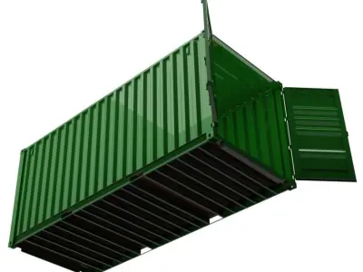 20FT ISO Shipping Container 3D model purchase