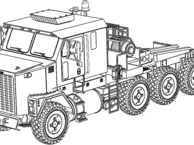Oshkosh M1070   3D print model