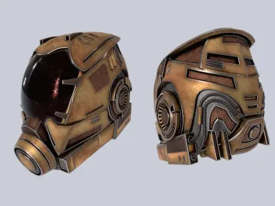 Sci fi Helmet 3D model order