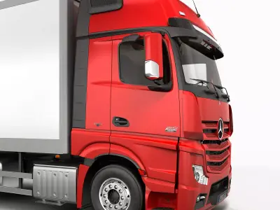 Mercedes Actros Articulated Lorry 3D model