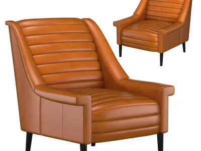 Armchair Alaska Brown 3D model