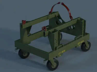 B28 nuclear bomb 3D model
