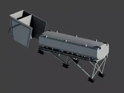 OTOMAT Missile Launchers 3D model