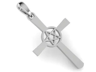 CROSS PENDANT CR198 3D print model