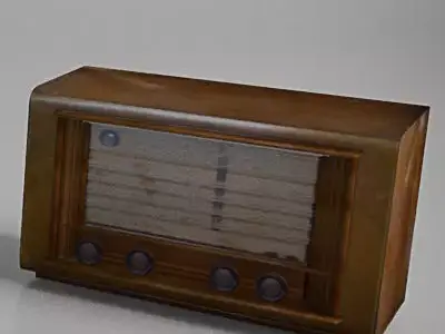 Old Radio 3D model