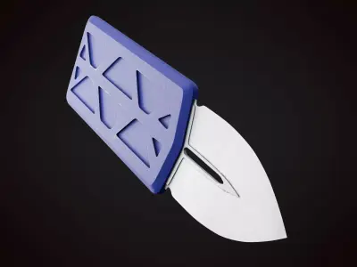 Knife 2 I Low-poly 3D model