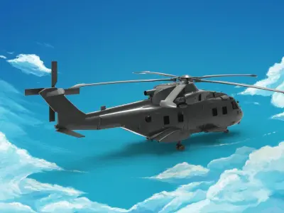 AgustaWestland AW101 3D model purchase