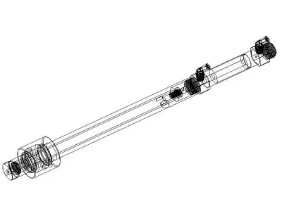 Lower Electrode Pin Shift for Nut Welding M6 3D model