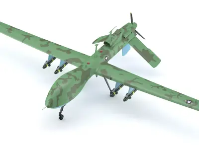 MQ 1C GRAY Free low-poly 3D model