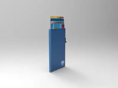 Multi credit card holder 3D model