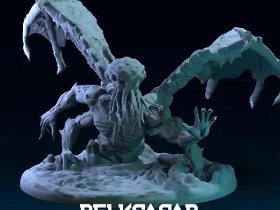 Cthulhu Rising in Dynamic pose 3D print model