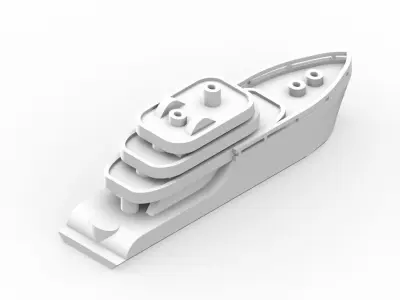 Yacht 3D print model buy