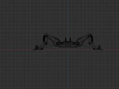 Sci-Fi Spider 3D model