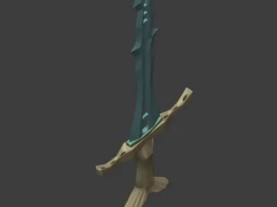 Fantasy Sword 3D model get
