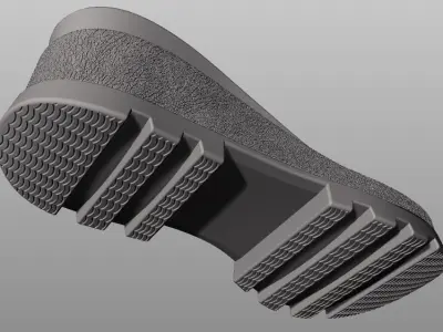 3D Shoes Sole 3D model