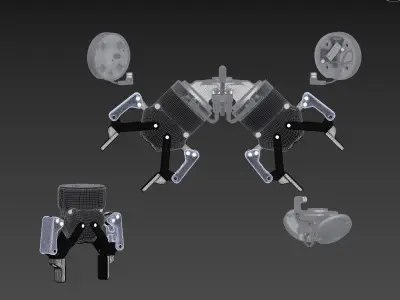 Robot gripper 3D model