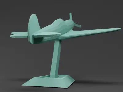 Yak-3 plane 3D print model