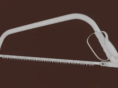 Hand Saw  3D model