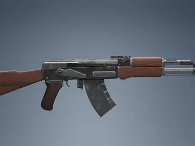 AK-47  3D model purchase