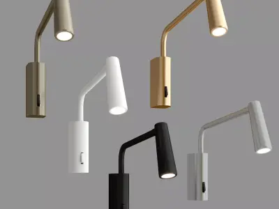 GAMMA EXTEND Reading lamp By LEDS C4 Low-poly 3D model