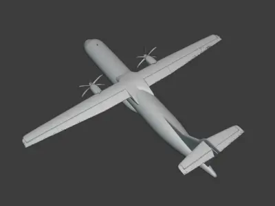 ATR 72-600 3D print model