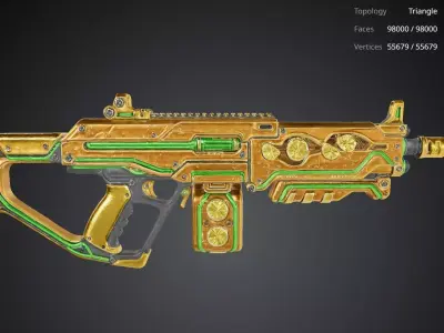 Lemon Gun 3D model