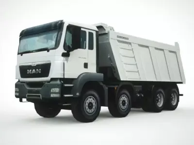 MAN TGS 41 440 lowpoly Low-poly 3D model