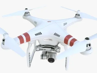 DJI Phantom 3 Drone Free 3D model purchase