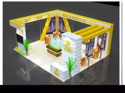Exhibition - Area -6X5-3DMAX2009-68 3D model