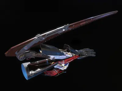 Mantis Blades 3D model