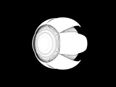 Sci-Fi mysterious sphere 3D model
