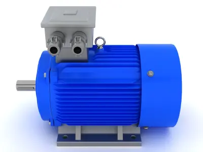 Electric Motor Generator 3D model