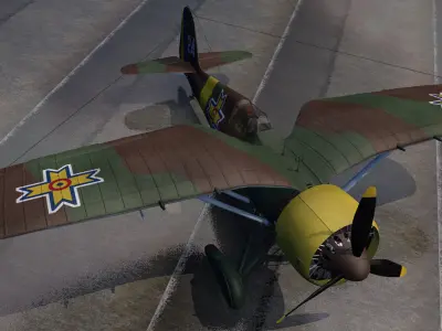PZL P-24G 3D model