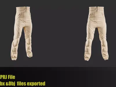 Medieval Warrior Pants pack Vol 02 3D model