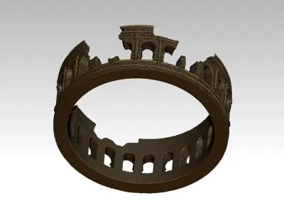 Ring Roman Colosseum 3D print model