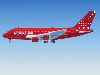 22 Airline Jet Textures  3D model