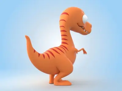 Baby T-rex 3D model