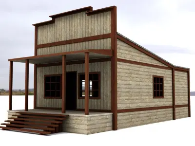 General Store Low-poly 3D model buy