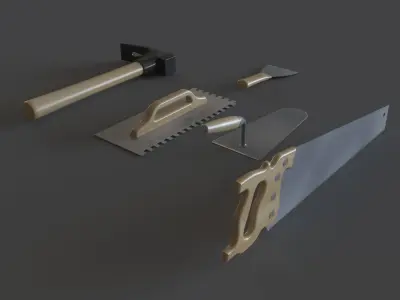 Hand Tools 1 3D model