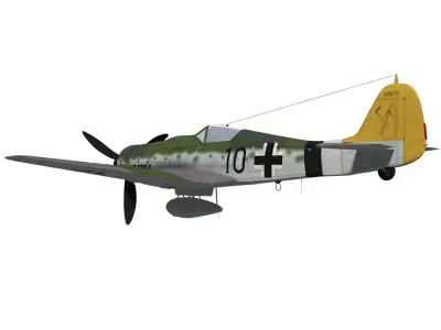 Focke Wulf Fw190 D9 3D model purchase