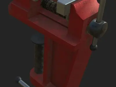 Damaged Vice Low-poly 3D model