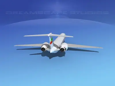 McDonnell Douglas MD-90 Bulgaria 3D model