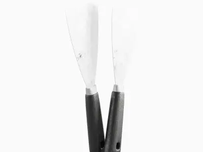 Industrial Spatula 04  Low-poly 3D model