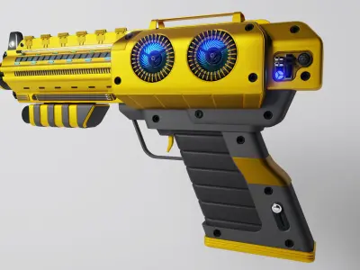 Scifi Gun 3D model